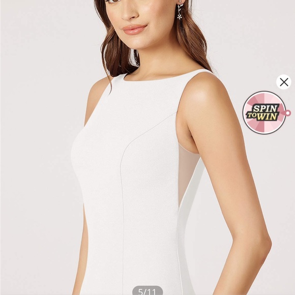 Azazie bridal dress, mesh cutout size 6 - Picture 11 of 15